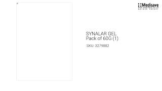 SYNALAR GEL Pack of 60G 1 3279882 [upl. by Wilcox319]