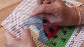 How To Do Needlepoint With Wool [upl. by Judas]