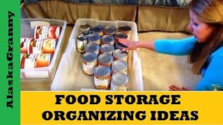 Food Storage Organizing Ideas For Small Spaces Apartment Prepping Storage Tips [upl. by Annwahsal]