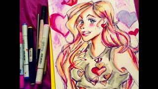 Natalya quot Nattie quot Neidhart Drawing [upl. by Ahsirk896]