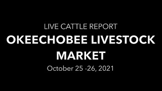 Okeechobee Livestock Market Live Cattle Report 102721 [upl. by Fini30]