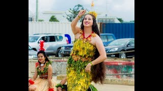 Beautiful Tauolunga Tongan Dance  Fakameite  Friendly Island Shipping  MV Tongiaki Ferry Launch [upl. by Granese]