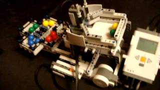 Lego Mindstorms NXT 20 Color Ball Sorting Robot [upl. by Losyram]