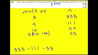 JMO 2017 qA9 UKMT Junior Maths Olympiad [upl. by Limber]