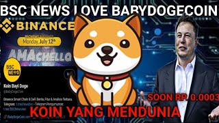 Binance mulai lirik Baby Doge Coin Potensi 1000x lipat ⁉️ [upl. by Eiboh]