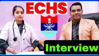 ECHS Interview l The ExServicemen Contributory Health Scheme Interview questions l PD Classes [upl. by Olethea]