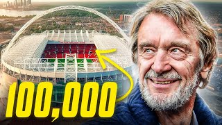 Ratcliffes NEW Man Utd 100000 Seater Stadium Plans At Old Trafford [upl. by Esimorp663]