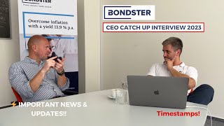 ⚡️ IMPORTANT NEWS AND EXCHANGE ABOUT BONDSTER  P2P INDUSTRY I BONDSTER CEO INTERVIEW 2023 [upl. by Mag]