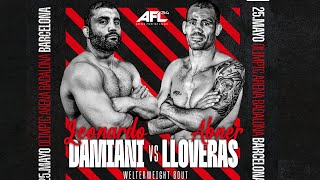 AFL 34 Badalona FULL FIGHT Abner Lloveras VS Leonardo Damiani [upl. by Thynne]