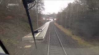 Erste Fahrt auf reaktivierter Bahnstrecke  Baumholder  IdarOberstein  SWR HD [upl. by Mahala]