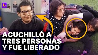 Acuchilló a tres personas en el CC Arenales y fue liberado quotAcosaba a todas las chicasquot [upl. by Hollie]