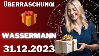 WASSERMANN ♒️🎁 DEINE ÜBERRASCHUNG 🤩⭐️ Horoskop  31Dezember 2023 wassermann tarot [upl. by Becky]