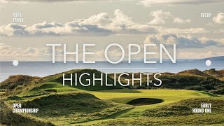 2024 Open Championship Round 1 Highlights  Early Action Recap [upl. by Xonk]