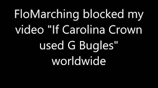 If Carolina Crown used G Bugles link in description [upl. by Madge]