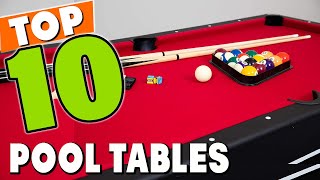 Best Pool Table In 2024  Top 10 New Pool Tables Review [upl. by Bick341]