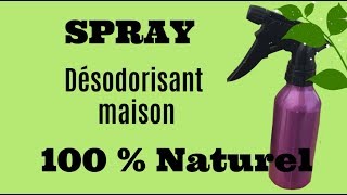 Spray désodorisant 100 NATUREL  DIY facile et pas cher  DIY Parfum maison [upl. by Tavie25]