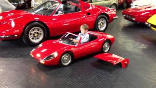 Porsche 904 Carrera GTS electric kid car test drive [upl. by Moyna]