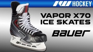 Bauer Vapor X70 Ice Hockey Skate Review [upl. by Danas]