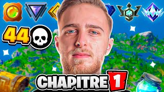 Je fais 44 KILLS sur le CHAPITRE 1 en Classé la game de fou [upl. by Anerac772]