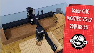 Mini CNC Laser Vigotec VGL7 20W BX20 [upl. by Fleece]