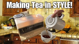 StepbyStep Tutorial Making Tea with the Swan Deluxe Teasmade Model 865 [upl. by Mauve550]