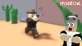 Kovboy Kasabasından Kaçış  Panda ile Roblox Wild West Obby [upl. by Cartwell]