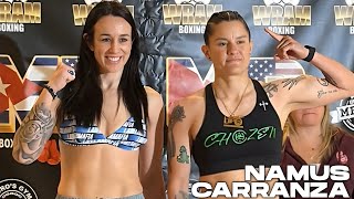 ELIA CARRANZA VS CHRIS NAMUS CARA A CARA [upl. by Nerraf]