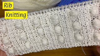 КРАСИВАЯ стильная РЕЗИНКА на основе скучной 3х3  Понравится ВСЕМ Rib Knitting [upl. by Guod465]