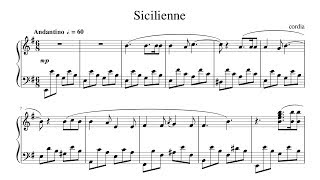 Sicilienne  Original Piano Composition [upl. by Agon85]