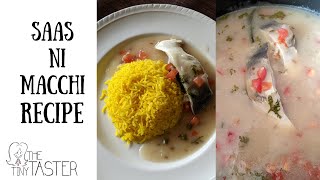 Saas Ni Macchi Recipe  How To Make Parsi Style Fish In White Sauce  Sas Ni Macchi  Parsi Recipes [upl. by Maro]