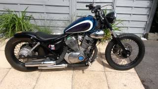 virago 125 bobber [upl. by Acissj]