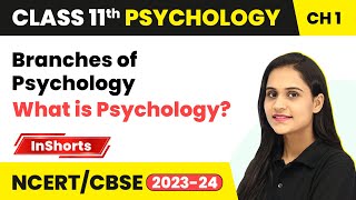 Branches of Psychology  What is Psychology  Class 11 Psychology Inshort 2024 [upl. by Kathleen]