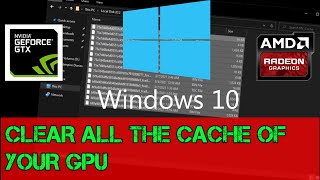 How To Clear All The Cache In Your GPU  Nvidia  AMD [upl. by Joey143]