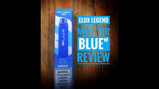 ELUX LEGEND MINI MR BLUE REVIEW [upl. by Esidarap]