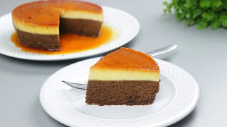 চুলায় তৈরি পুডিং কেক  Choco flan Pudding  Cake Puddingpudding cake  Flan CakeCustard Flan cake [upl. by Ailerua]