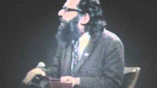 Allen Ginsberg sings Hare Krishna to William Buckley [upl. by Lehacim746]