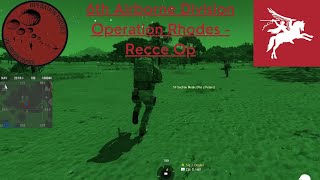 6th AB Division  Operation Rhodes  Recce Op 140724No Mic Audio [upl. by Annaillil]