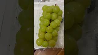 Shine Muscat  Premium Grape from Japan [upl. by Nilrev100]