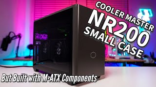 Cooler Master NR200 PC Build Using Micro ATX Motherboard  is it possible [upl. by Notgnirra248]