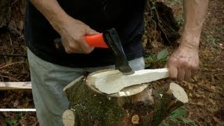 Carving a Spoon Using an Axe  Paul Sellers [upl. by Balough]