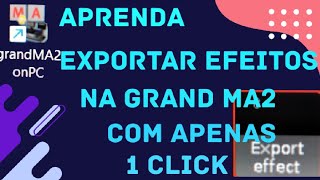 como exportar efeitos do seu show ou de qualquer outro showfile para um pendrive [upl. by Amarette]