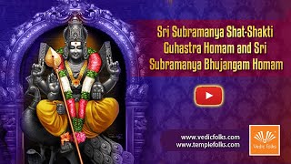 Sri Subramanya ShatShakti Guhastra Homam amp Bhujangam Homam  ChampaSubramanya Sashti Special [upl. by Lothaire658]