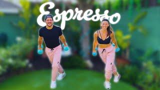 Sabrina Carpenter quotEspressoquot Dance x Dumbbells Workout [upl. by Favata]