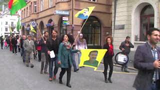 Kurdische Demonstration in Bregenz [upl. by Yenruogis311]