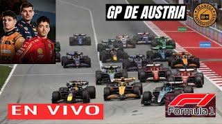 🏎️🏁CARRERA  GRAN PREMIO AUSTRIA EN VIVO FORMULA 1  CALIDAD DE NARRACION [upl. by Noled]