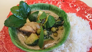 Grünes Thai Curry REZEPT แกงเขียวหวาน [upl. by Airual717]