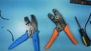 39 IWiSS Ratcheting Wire Crimpers [upl. by Aryahay]