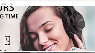 KVIDIO Updated Bluetooth Headphones Over Ear 65 Hours Playtime Wireless Headphones with Microphone [upl. by Pitchford629]