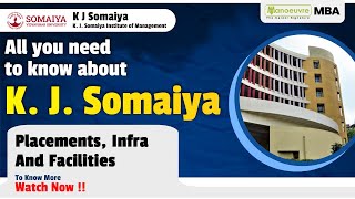 MBA  All You Need To Know About KJ Somaiya College  Placements  Infrastructure  Facilities [upl. by Anzovin]