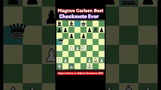 Magnus Carlsen Best Checkmate EverMagnus Carlsen vs Helgi Ass Gretarsson 2003 magnuscarlsen [upl. by Deckert]